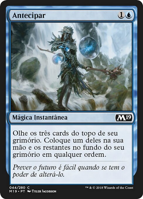 Antizipieren (Anticipate) - Dragons of Tarkir (#45) - Illustrated by Lake Hurwitz - Magic: The Gathering Card
