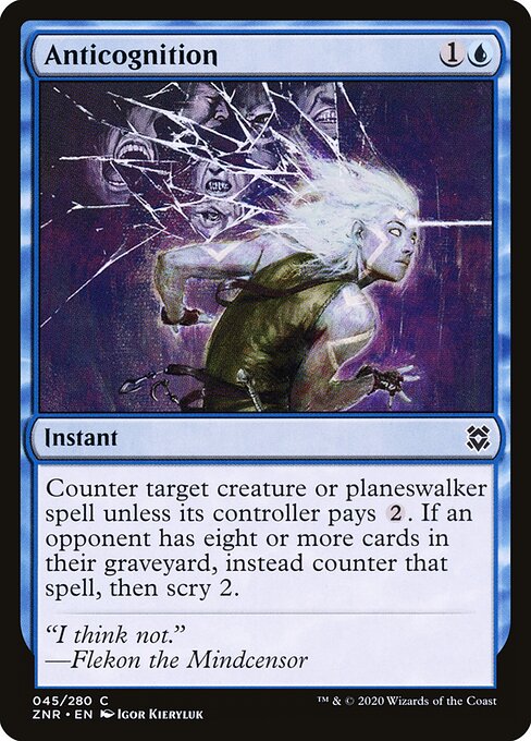 Anticognition - Zendikar Rising Magic card