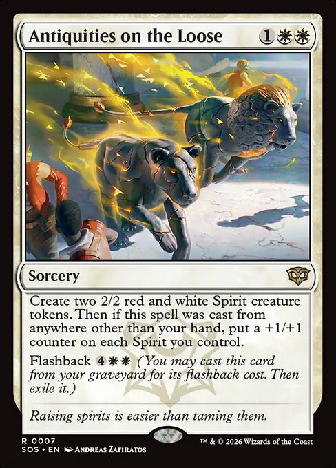 Antiquities on the Loose - Secrets of Strixhaven Magic card