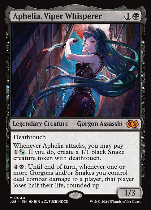 Aphelia, Viper Whisperer - Foundations Jumpstart Magic card