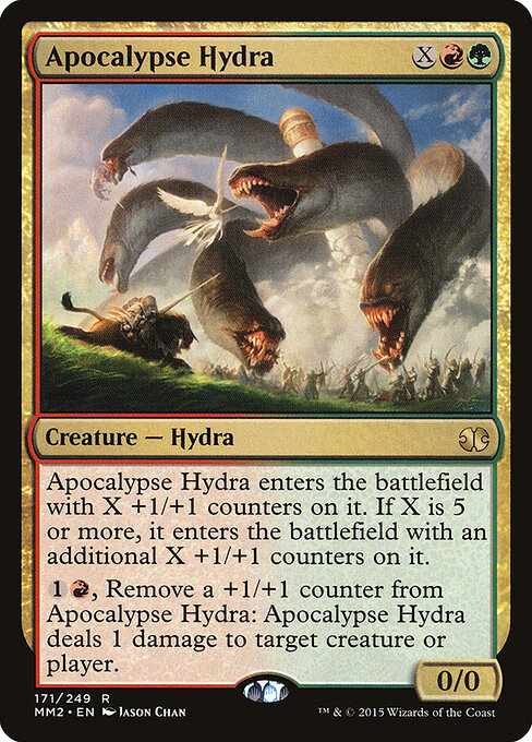 末日多头龙 (Apocalypse Hydra) - Modern Masters 2015 (#171) - Illustrated by Jason Chan - Magic: The Gathering Card