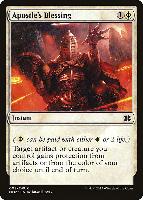Apostle's Blessing - Modern Masters 2015 Magic card