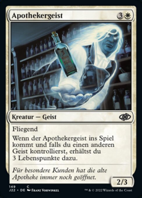 약제사 심령 (Apothecary Geist) - Shadows over Innistrad (#4) - Illustrated by Franz Vohwinkel - Magic: The Gathering Card