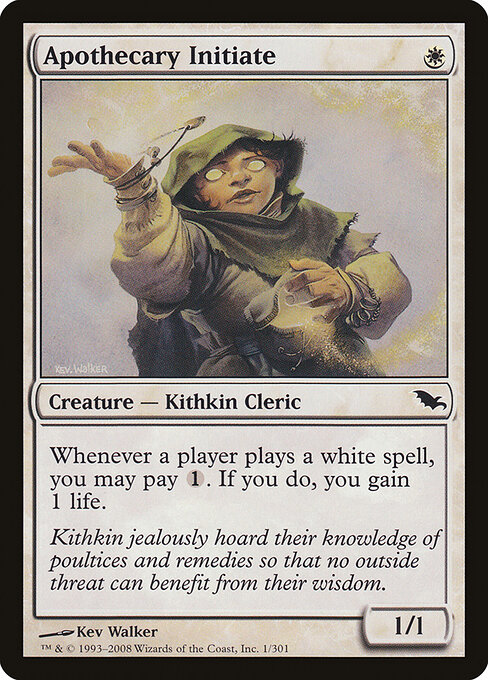 Apothecary Initiate - Shadowmoor Magic card