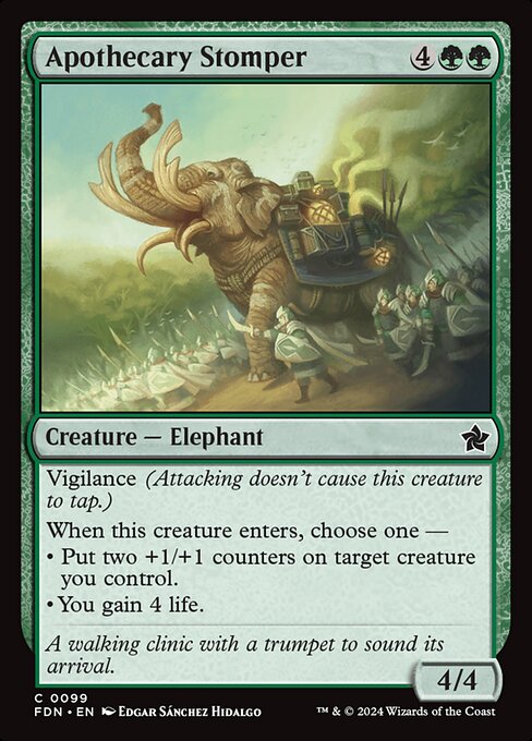 Apothecary Stomper - Foundations Magic card