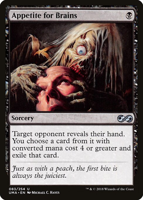 Appetite for Brains - Ultimate Masters Magic card