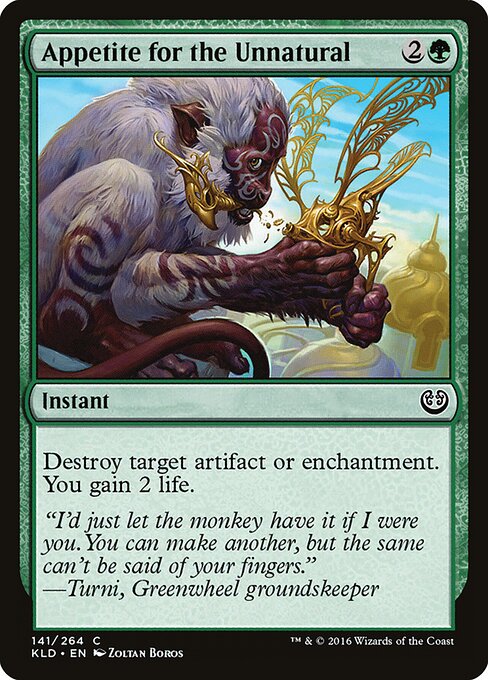 Appetite for the Unnatural - Kaladesh Magic card