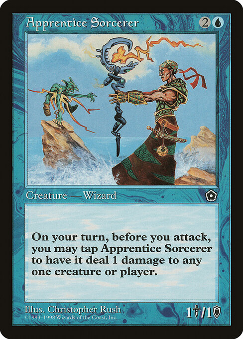 Apprentice Sorcerer - Portal Second Age Magic card