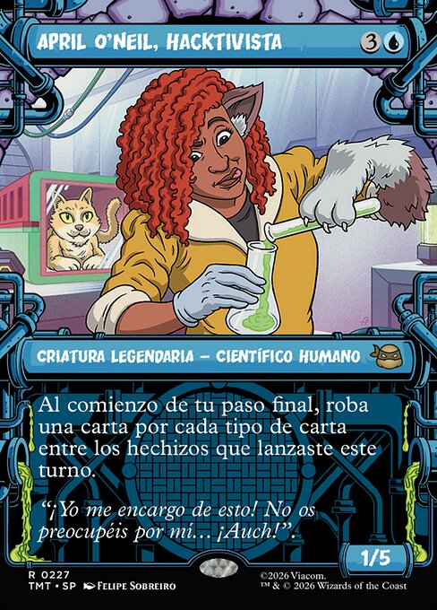 April O'Neil, Hacktivist