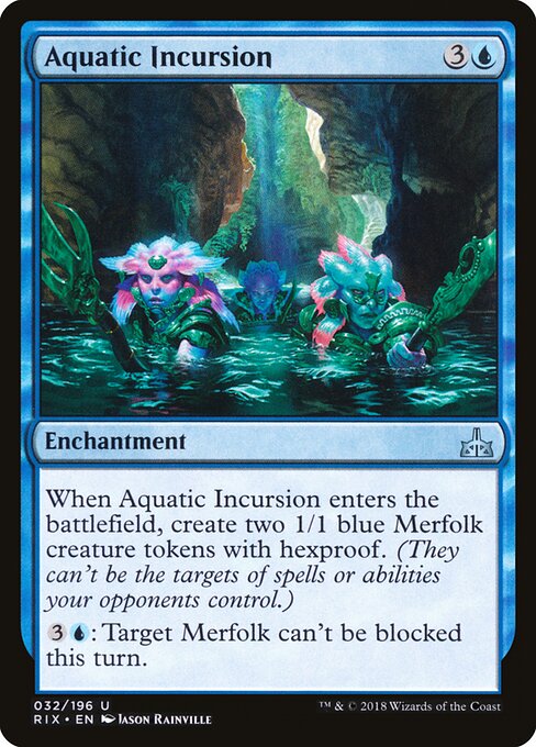 Aquatic Incursion - Rivals of Ixalan Magic card