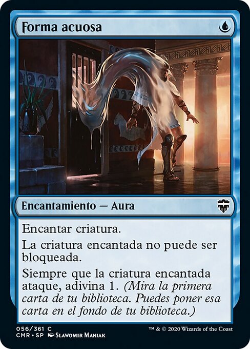 Forma acuosa (Aqueous Form) - Commander Legends (#56) - Illustrated by Slawomir Maniak - Magic: The Gathering Card