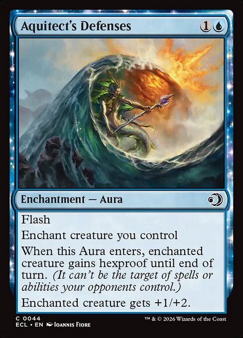 Aquitect's Defenses - Lorwyn Eclipsed Magic card