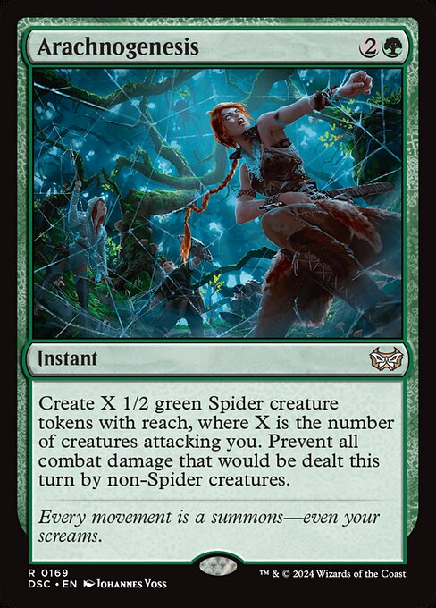 Arachnogenesis - Duskmourn: House of Horror Commander Magic card
