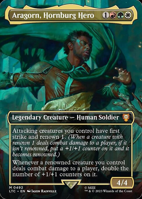 Aragorn, Hornburg Hero - Tales of Middle-earth Commander Magic card