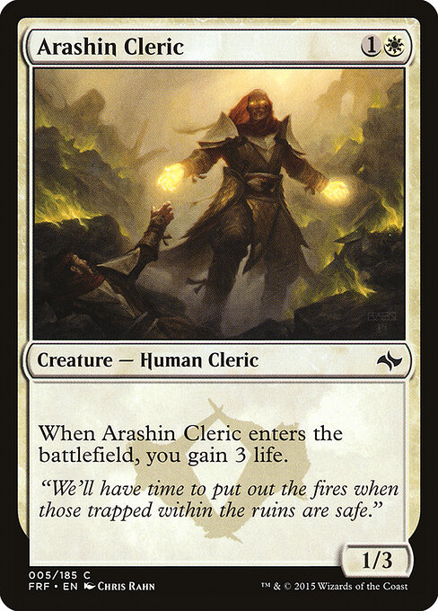 Arashin Cleric - Fate Reforged Magic card