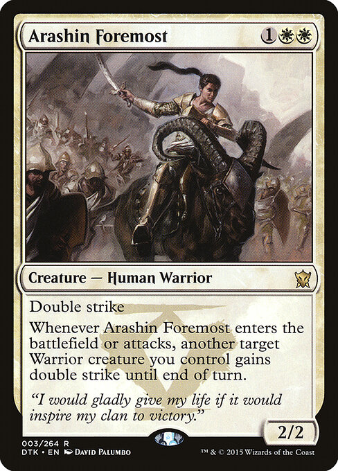 Arashin Foremost - Dragons of Tarkir Magic card