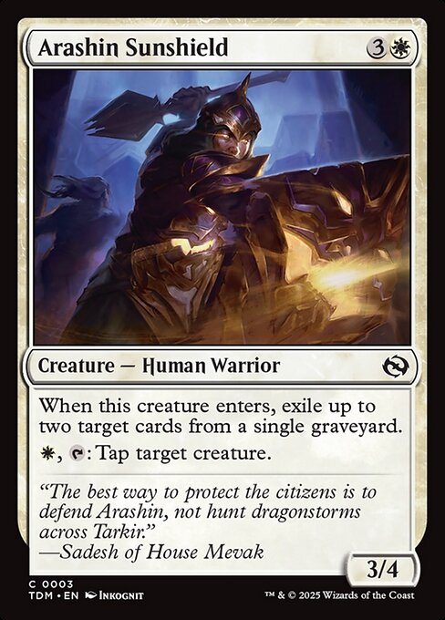 Arashin Sunshield - Tarkir: Dragonstorm Magic card