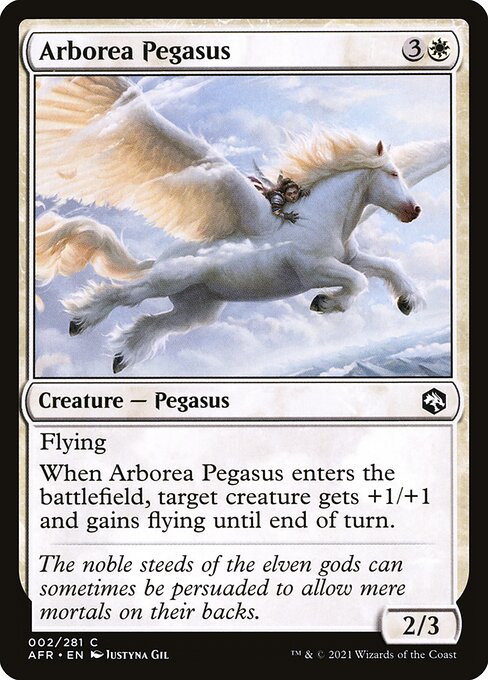 Arborea Pegasus - Adventures in the Forgotten Realms Magic card