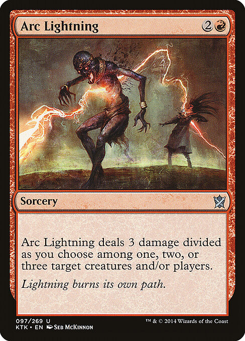 Arc Lightning - Khans of Tarkir Magic card