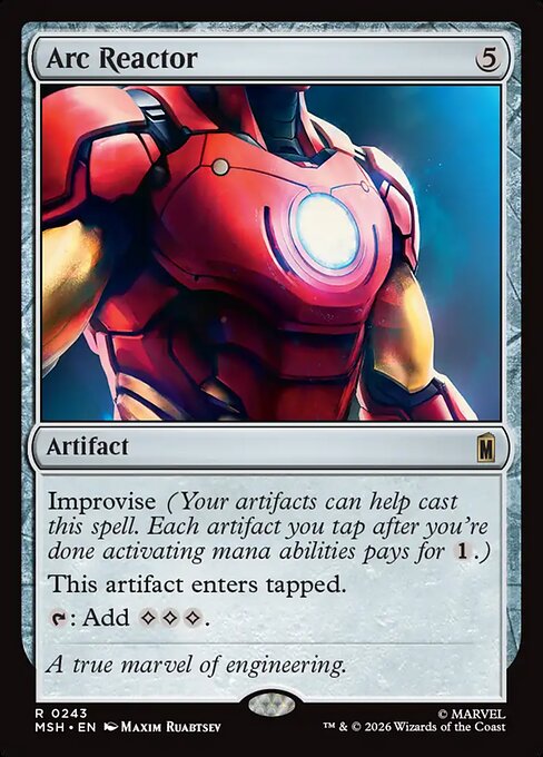 Arc Reactor - Marvel Super Heroes Magic card