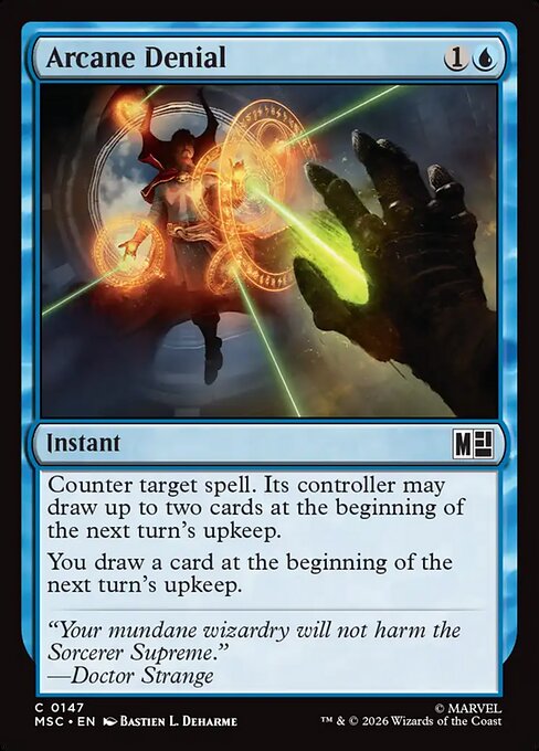 Arcane Denial - Marvel Super Heroes Commander Magic card
