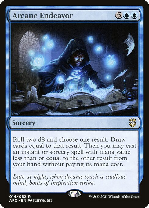 Arcane Endeavor - Forgotten Realms Commander Magic card