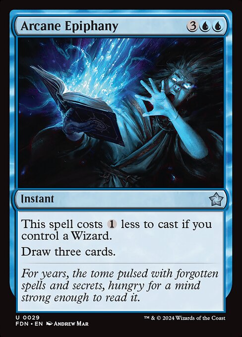 Arcane Epiphany - Foundations Magic card