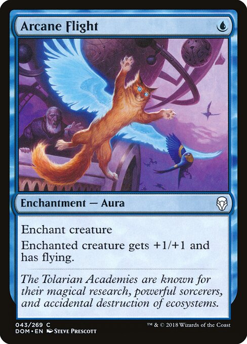 Arcane Flight - Dominaria Magic card