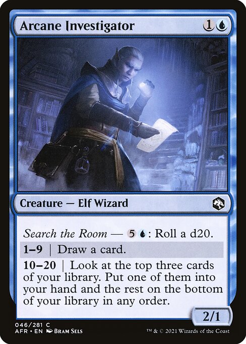 Arcane Investigator - Adventures in the Forgotten Realms Magic card