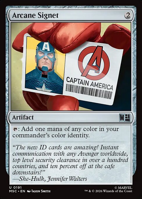 Arcane Signet - Marvel Super Heroes Commander Magic card