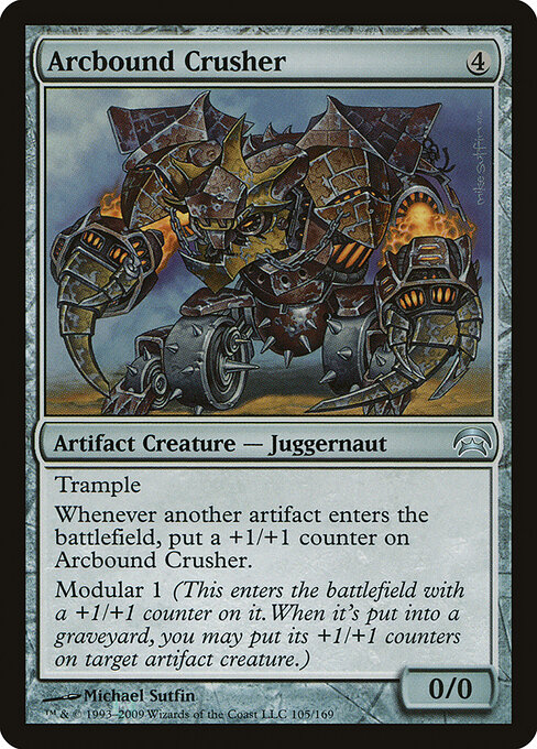 Arcbound Crusher - Planechase Magic card