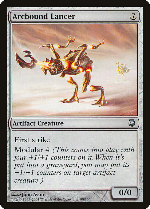 Arcbound Lancer - Darksteel Magic card