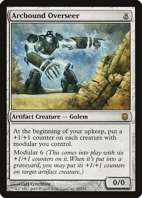 Arcbound Overseer - Darksteel Magic card