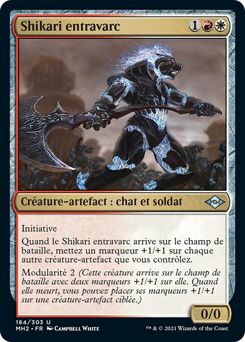 전기결합 몰이꾼 (Arcbound Shikari) - Modern Horizons 2 (#360) - Illustrated by Campbell White - Magic: The Gathering Card