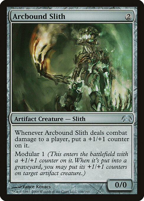 Lichtbogen-Slith (Arcbound Slith) - Darksteel (#102) - Illustrated by Vance Kovacs - Magic: The Gathering Card