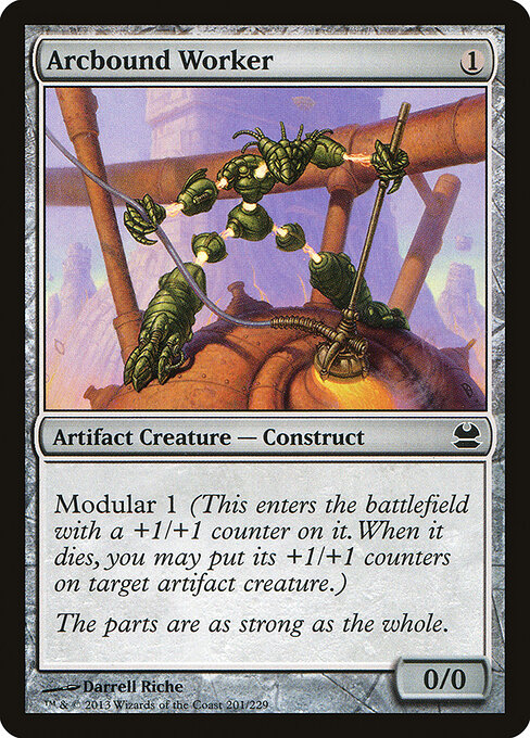 Arcbound Worker - Modern Masters Magic card