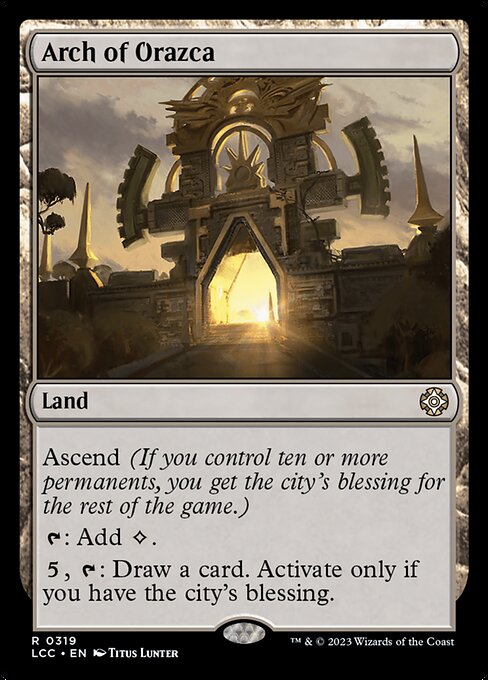 Arch of Orazca - The Lost Caverns of Ixalan Commander Magic card