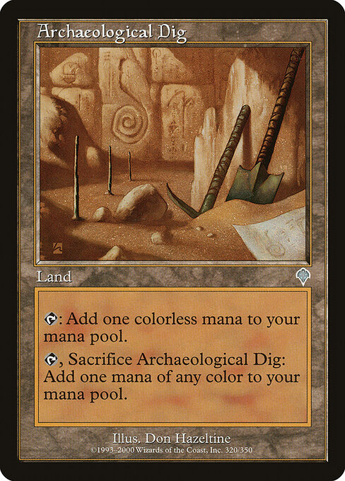 Archaeological Dig - Invasion Magic card