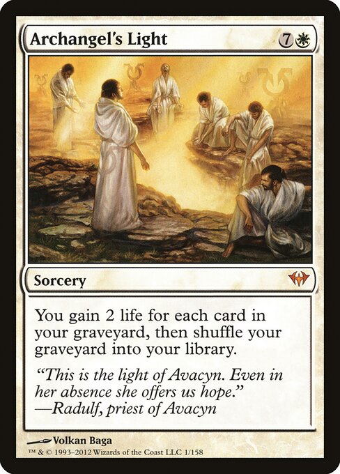 Archangel's Light - Dark Ascension Magic card