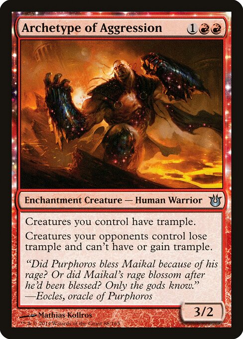 Archetype of Aggression - Born of the Gods Magic card