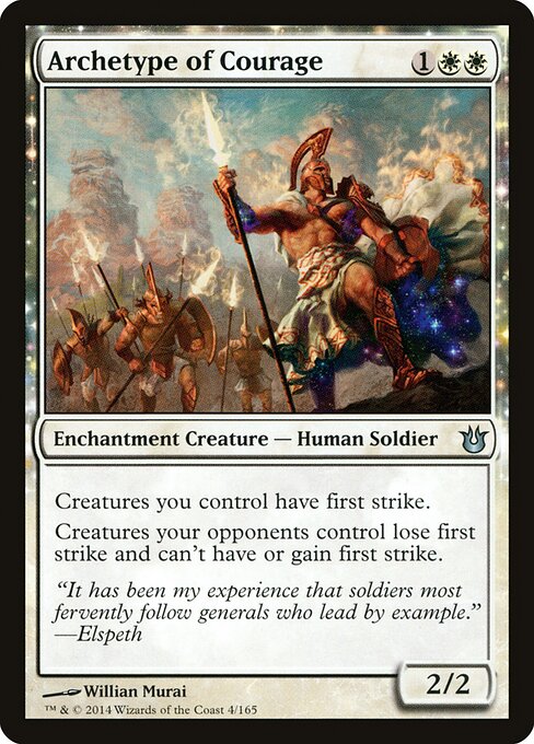 Archetype of Courage - Born of the Gods Magic card