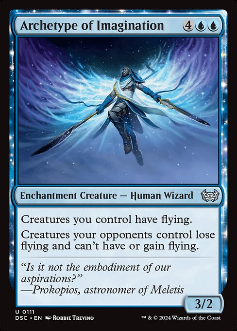 Archetype of Imagination - Duskmourn: House of Horror Commander Magic card