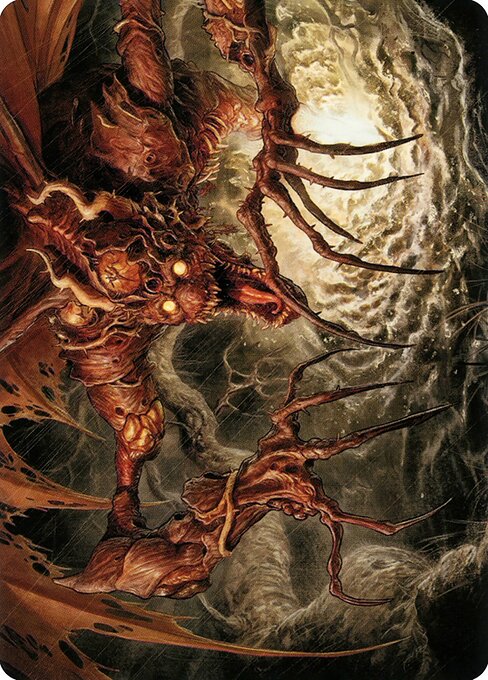 Archfiend of Sorrows // Archfiend of Sorrows - Modern Horizons 2 Art Series MTG card scan