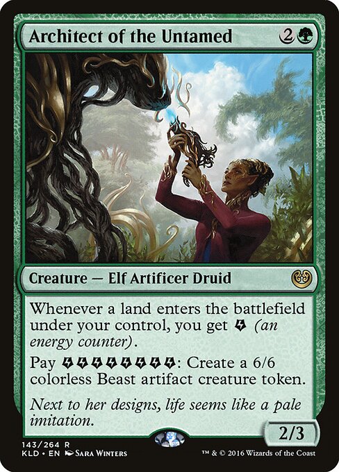 Architect of the Untamed - Kaladesh (#143) - Illustrated by Sara Winters - Magic: The Gathering Card