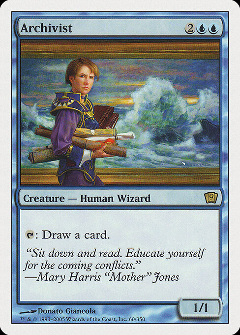 Archivist - Ninth Edition Magic card