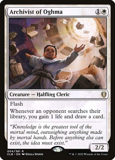 Archivist of Oghma - Commander Legends: Battle for Baldur's Gate Magic card