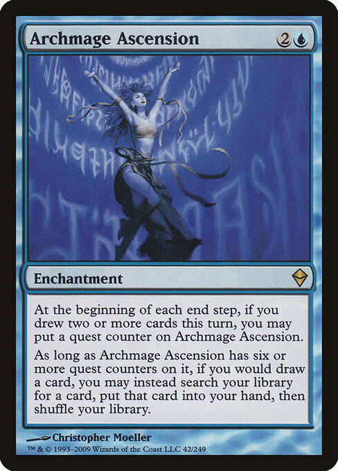 Archmage Ascension - Zendikar Magic card