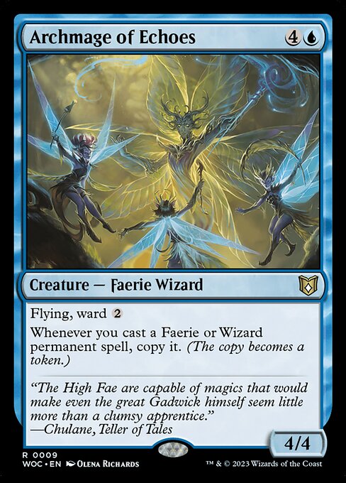 Archmage of Echoes - Wilds of Eldraine Commander Magic card