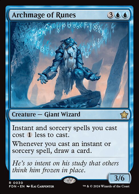 Archmage of Runes - Foundations Magic card