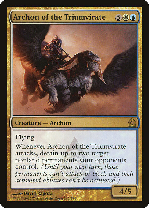 Archon of the Triumvirate - Return to Ravnica Magic card